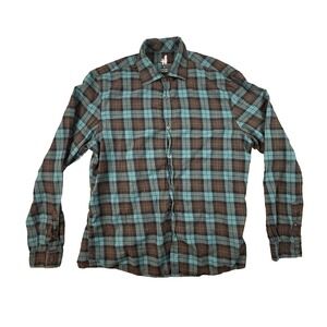 Johnnie-O Men's L Featherweight Plaid Button Down LS Cotton SEE DESCRIPTION